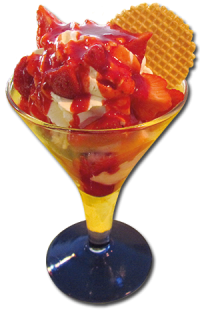 Erdbeerbecher